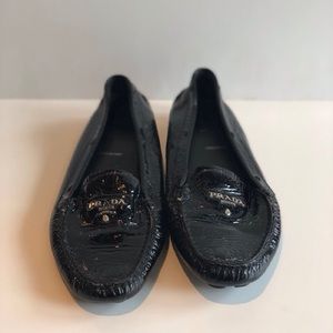 Prada Logo Loafers